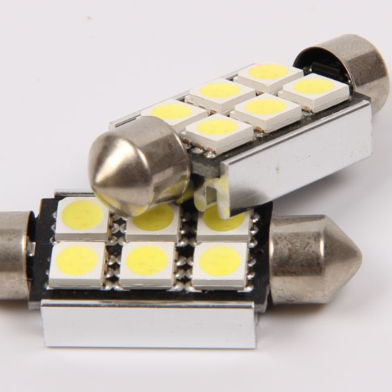 5050 6smd canbus bezbłędny 36mm auto samochód led feston światła led wnętrze światła